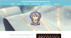 Desktop Screenshot of easthertslodge.org